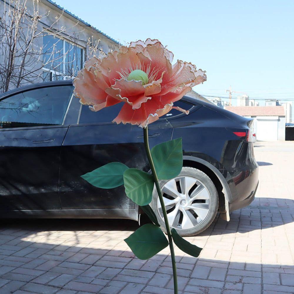 3D Big Simulation Flower 30cm Artificial Flowers Window Display Fake Flower  Wedding