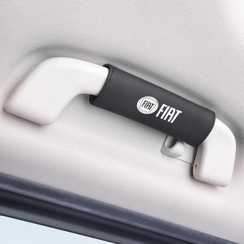 Car Interior Cars Door Handles Covers Roof Handle Cover For FIAT 500 Ducato Panda Grande Punto Tipo Abarth Pulse Strada 600 500L