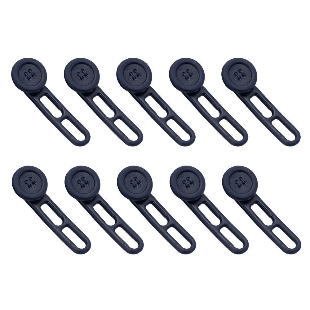 10Pcs Neck Extender Pants Extender Buttons Elastic Collar Button Extender  for Women Men