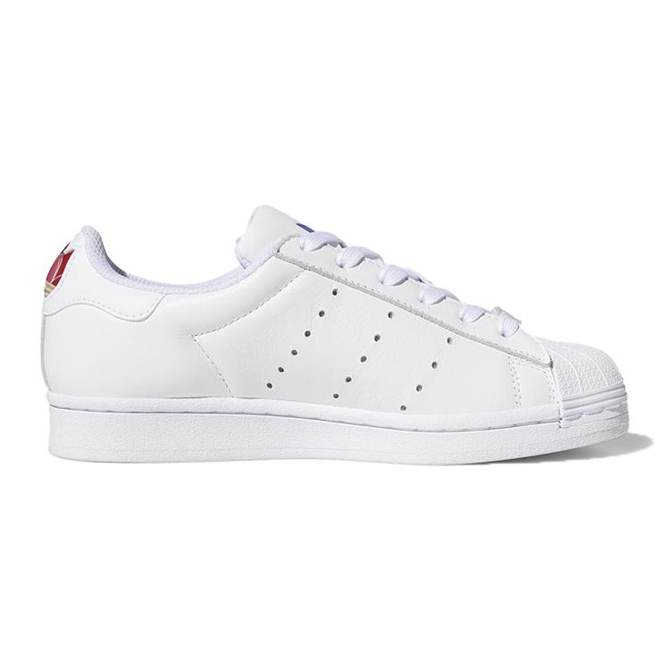 Adidas Originals Superstar Pure J Breathable Low top Kids' Skateboarding Shoes White Teenagers FZ2211