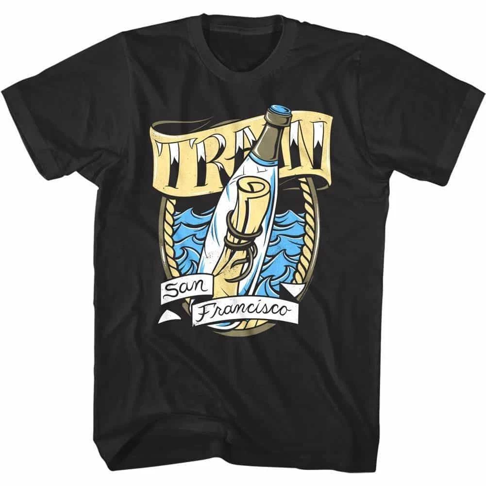 Train Message in a Bottle Men s T Shirt XXL
