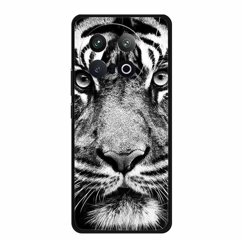 For Vivo iQOO 13 5G Back Cover Case iQOO13 Coque Black Silicone Soft Phone Case For Vivo iQOO 13 Case 6.82" Shockproof Funda Bag