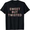 Camiseta Divertida de Fantasia de Pirulito Doce Mas Distorcido de Natal