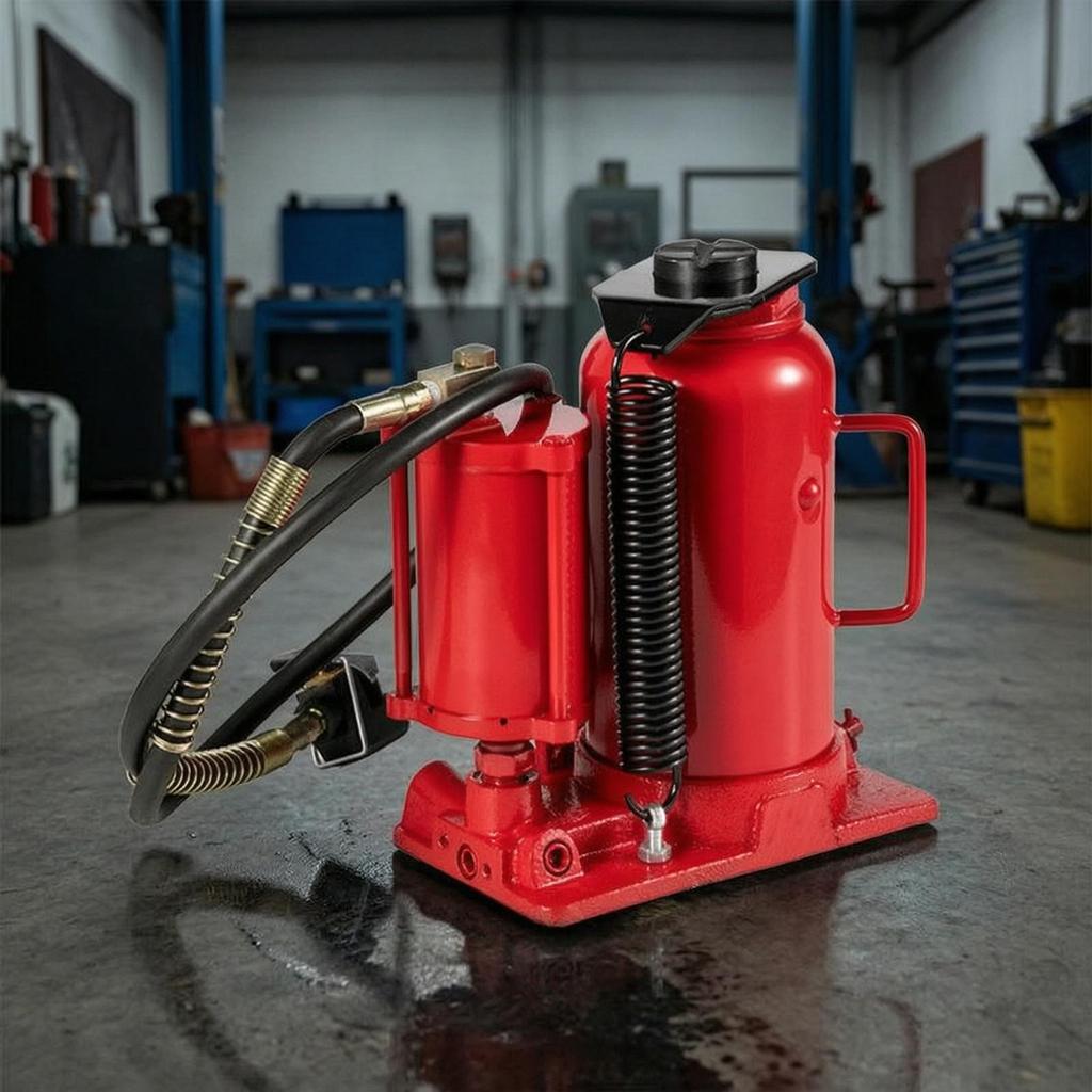 Air Hydraulic Bottle Jack 12-Ton with Pump Dual-Use for