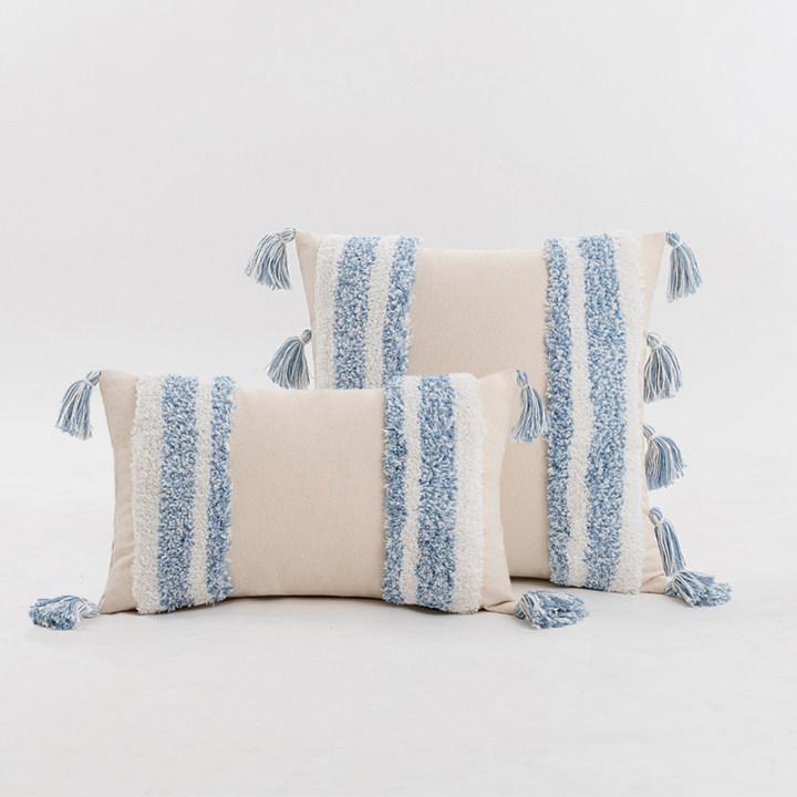 Poduszka Tuftowana Ins Wiatr Boho Etniczny Styl Poszewka na Poduszkę Salon Sofa Okno Wykusz Poszewka z Frędzlami