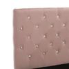 vidaXL Bettgestell Rosa Samt 160x200 cm