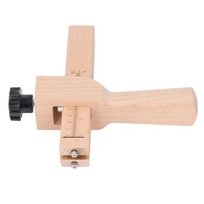 Wood Leather Strap Cutter Adjustable Hand Cutting Tool Leather Cutting Tool Thickness Control with 5 Blades