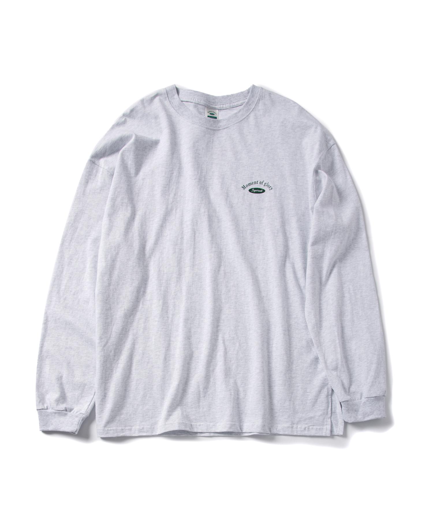 Super Serve Signature Logo Classic Long Sleeve Tee - Light Grey Light Grey/L