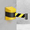 Telescopic Belt Wall Mount Caution Belt Yellow Black Striped Safety Cordon  Crowd Control