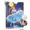 Disney Cinderella Pearl Art Painting Home Wall Decor Cinderella Princess Art Crafts Handmade DIY Adult/Beginner Gift Creative Home Decor Frameless