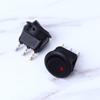 12Pcs LED Toggle Switch Round Rocker for Car Truck Off Control