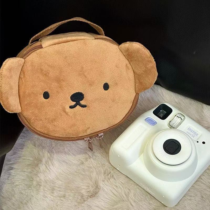 Kawaii Miffy Cute Cute Boris Storage Bag Large Capacity Handbag Multifunctional Portable Camera Bag Gift Toy for Girl