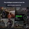 2025 High Quality JS MARQ Fashion Sport Watch for Men 100 Modes Step 1.39" HD Round BT Call Music Heart Rate Android Smart Watch