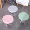 Multipurpose Plastic Round Stool Portable Children Storage Bench Easy Clean Storage Box Stool  Home