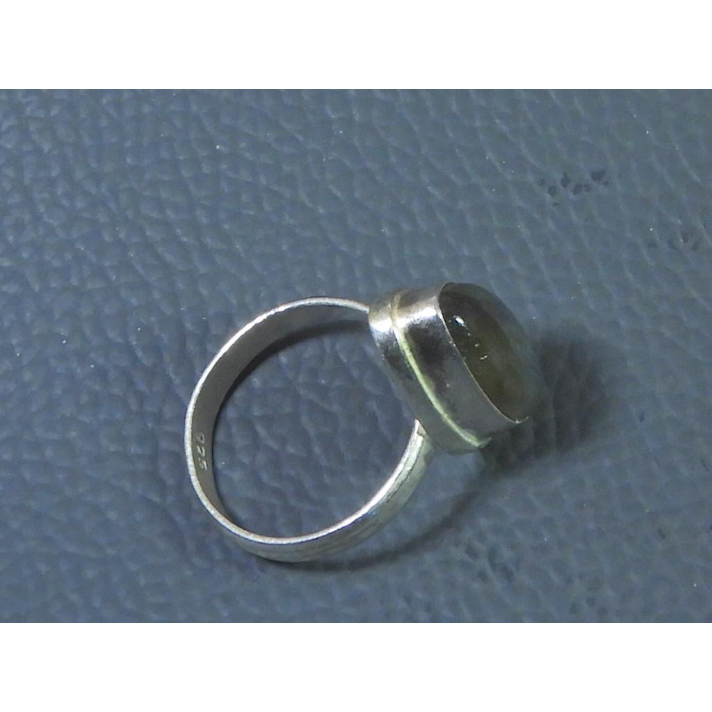 Marquise Labradorite Ring US7 Solid 925 Sterling Silver Chunky Gemstone Ring MK-37