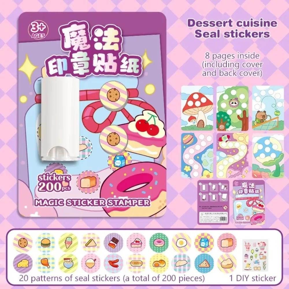 New Waterproof Stamp Cute Cartoon Color Sticker Stamp Stickers Children s Reward
