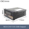 PID RKC Digital intelligent Industrial temperature controller 220V RELAY REX-C100-C400-C700-C900 Thermostat SSR Relay output