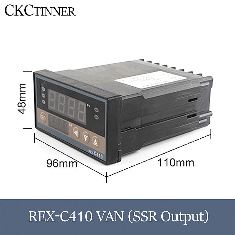 PID RKC Digital intelligent Industrial temperature controller 220V RELAY REX-C100-C400-C700-C900 Thermostat SSR Relay output