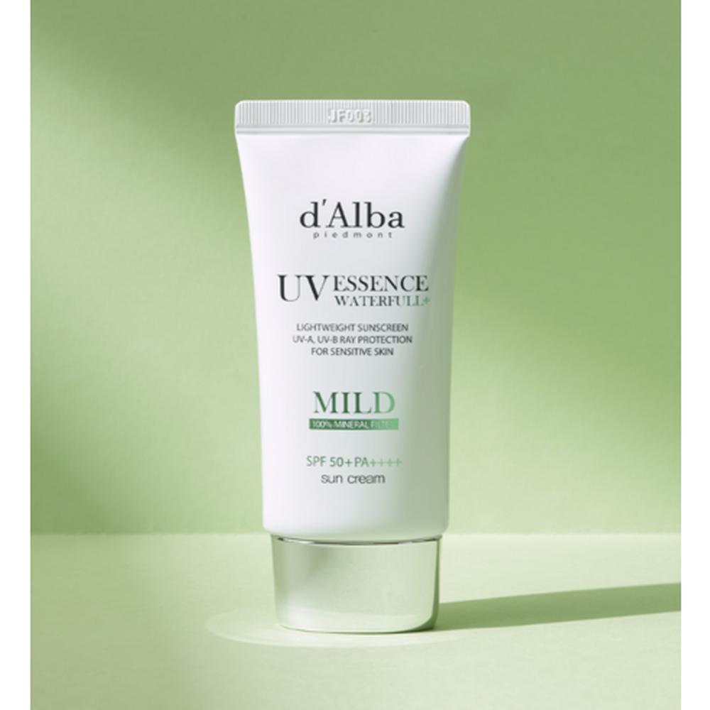 d'Alba Waterfull Mild Sunscreen SPF50+ PA++++ 50ml – Mild UV Protection, Sensitive Care, Korean