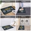 Eat Sleep Train Repeat Fitness Motivational Doormat Non-Slip Entrance Kitchen Bath Floor Door Mats  Garden Carpet Rug