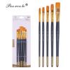Set di 6 pennelli per pittura in nylon cross-border con gesso ad acqua e materiali artistici fai da te