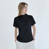 Hiikeu Summer Wool Crease Blouse_Dark Navy