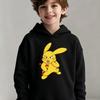 Kinder Kapuzenpullover 2026 Herbst Winter Cartoon-Print Lockere Passform Langarm Sportlich Lässig Pullover Jungen Mädchen
