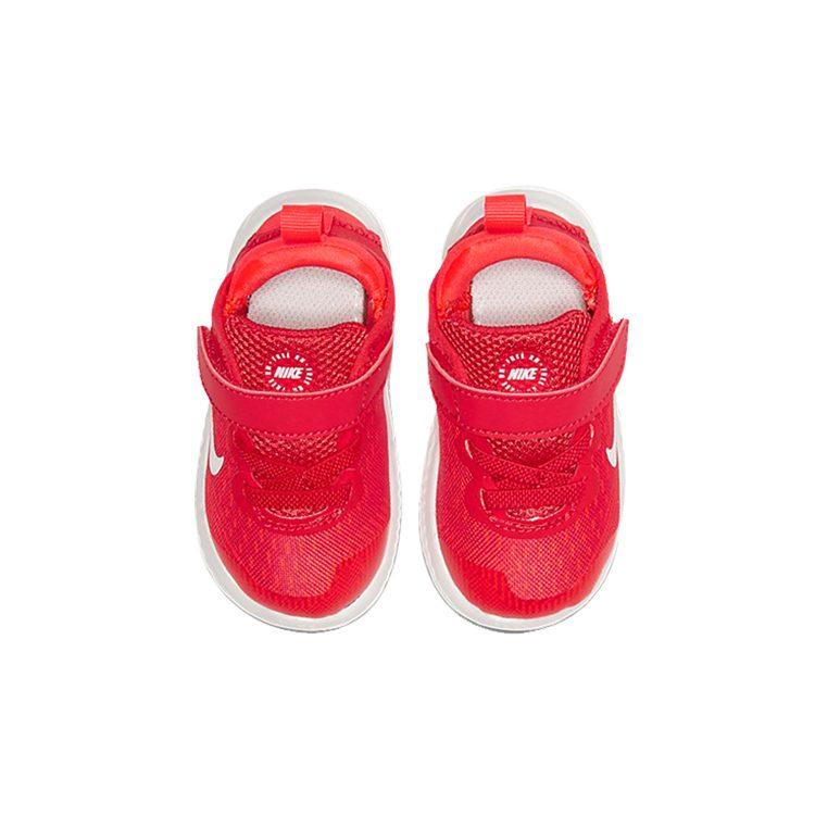 Nike Free RN Hook and Loop Low Top Running Shoes Red 2018 Edition Infant And Toddler AH3453-600