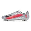 Mercurial Vapor 13 Pro Круглий носок На шнурівці HG (Короткі гумові шпильки) Нековзке Міцне Футбольне Взуття Чоловічі кросівки Сріблясто-Рожеві AT7902-906