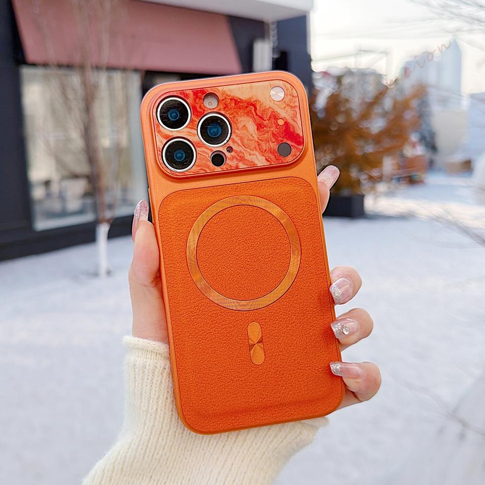 Magnetic Leather Phone Case For For Iphone 1 14 13 16 17 Pro Max 14 1 16 Plus  Official Shockproof Protector Cover