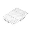 Kitchen Barbecue Racks Cooling Racks Net Stainless Steel Grid Wire Rack for Cooking Roasting Drying Grilling