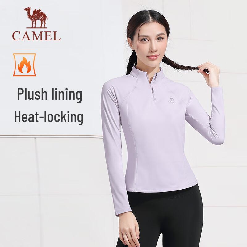 Camel Women's Thin Fleece Running T-Shirt