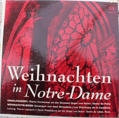 LP Record VARIOUS  Weihnachten In NotreDame MMS2171 Musical Masterp 1960 Germany Classical Used