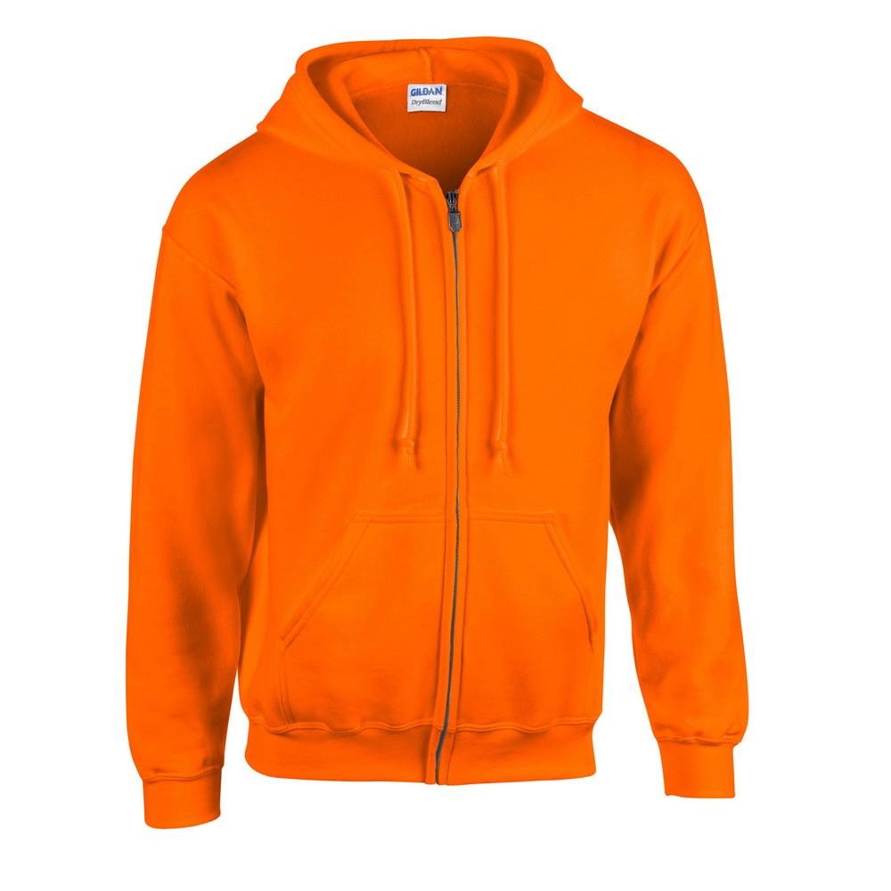 Gildan Heren Heavy Blend Hoodie met Volledige Rits S