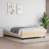 347799 vidaXL Pocket Spring Bed Mattress Cream 140x200 Cm Thickness 20 Cm Fabric
