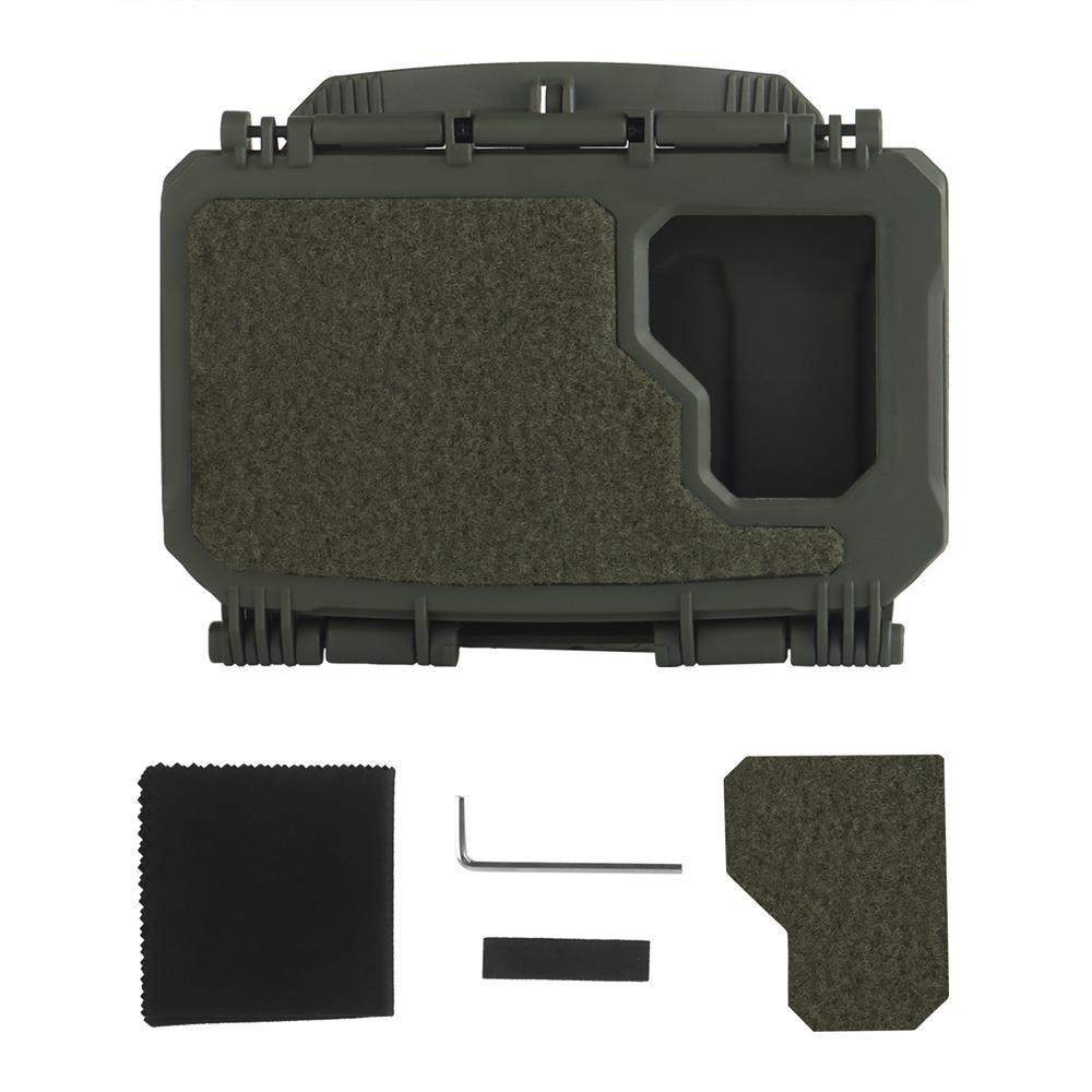 Tactical MOLLE Mobile Phone Box Navigation Board Quick Release Airsoft Vest Carry Outdoor Hunting Wargame Instant Equipment Box