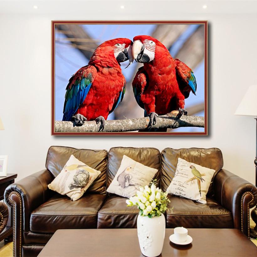 5D DIY Diamond Painting Parrot Diamond Embroidery Animal Cross Stitch