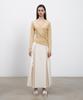 Rene J Pleated Flair Long Skirt