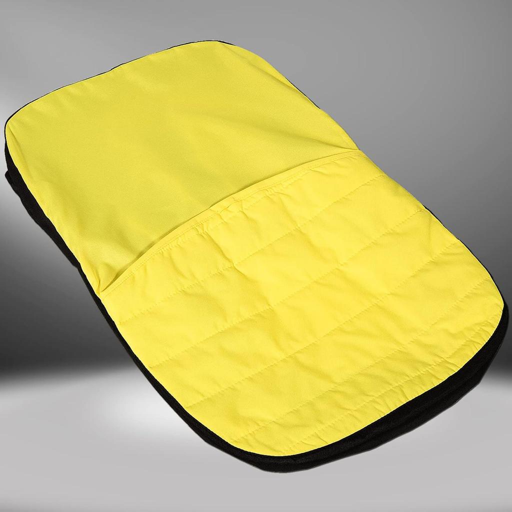 Upgrade Large Seat Cover LP92334, Riding Lawn Mower Cushioned Waterproof Seat Cover Up To 18" High Perfectly Fits For John Deere Mower & Gator Seats,