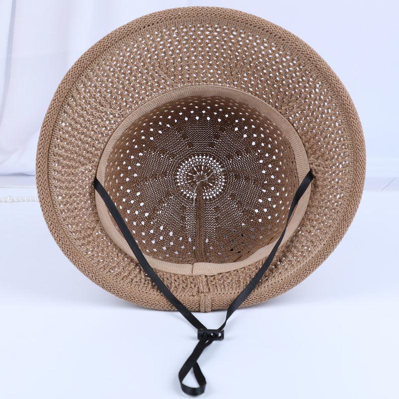 Hat Summer Sun Shading Breathable Grass Hat Elderly Fisherman Hat