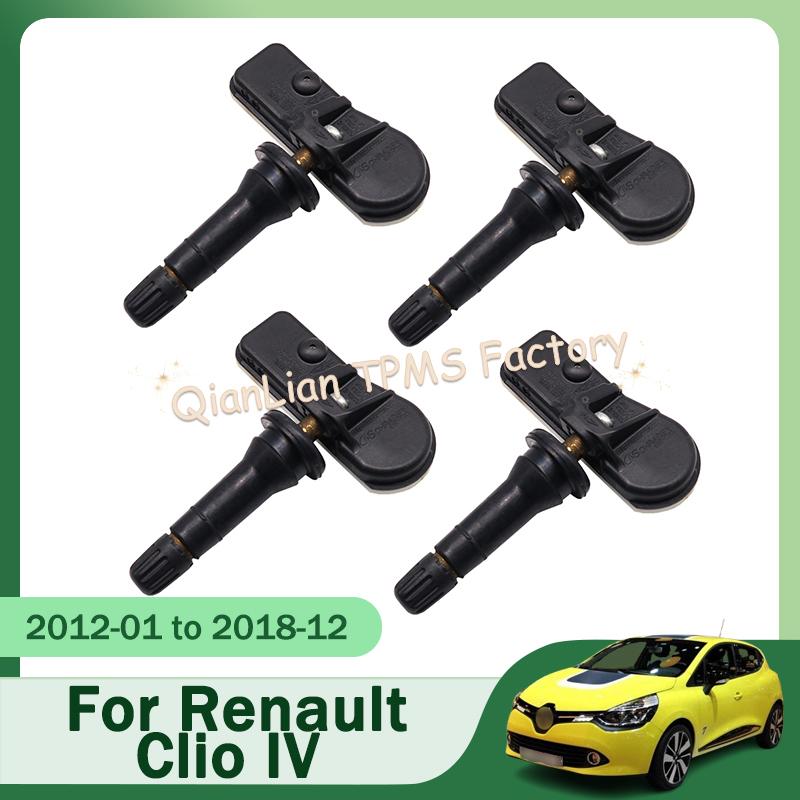 TPMS Sensors Set Of 4 407009322R For Renault Clio IV Captur Kangoo II Lodgy Logan 433MHz Tire Pressure Monitoring System