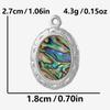 4Pcs No Fade Metal Stainless Steel Charm Real Natural Abalonewhite Shell Angel Sun Connector Charms For Jewelry Making Supplies