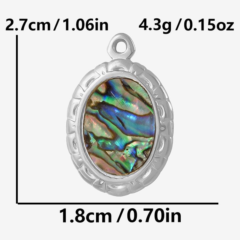 4Pcs No Fade Metal Stainless Steel Charm Real Natural Abalonewhite Shell Angel Sun Connector Charms For Jewelry Making Supplies