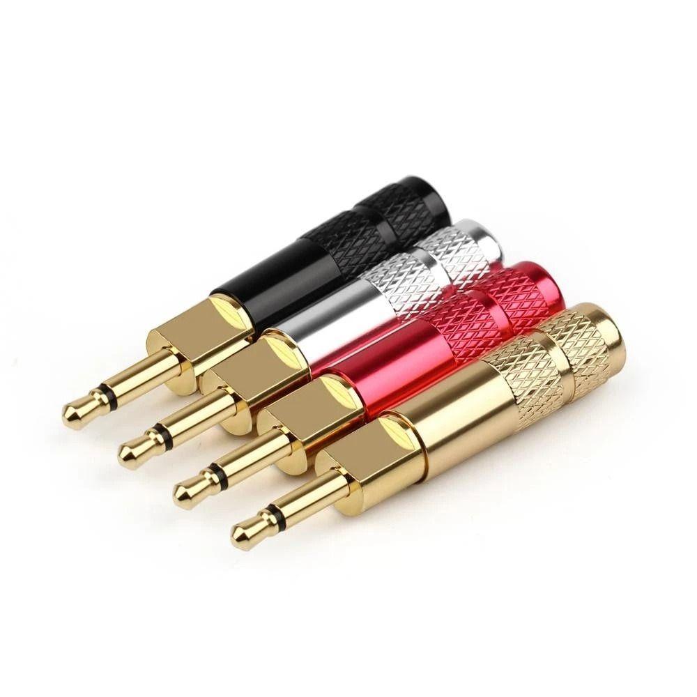

he1000 Hifi Headphone Plug Моно аудио разъемы провода Аудио разъемы провода Разъем для наушников золотой