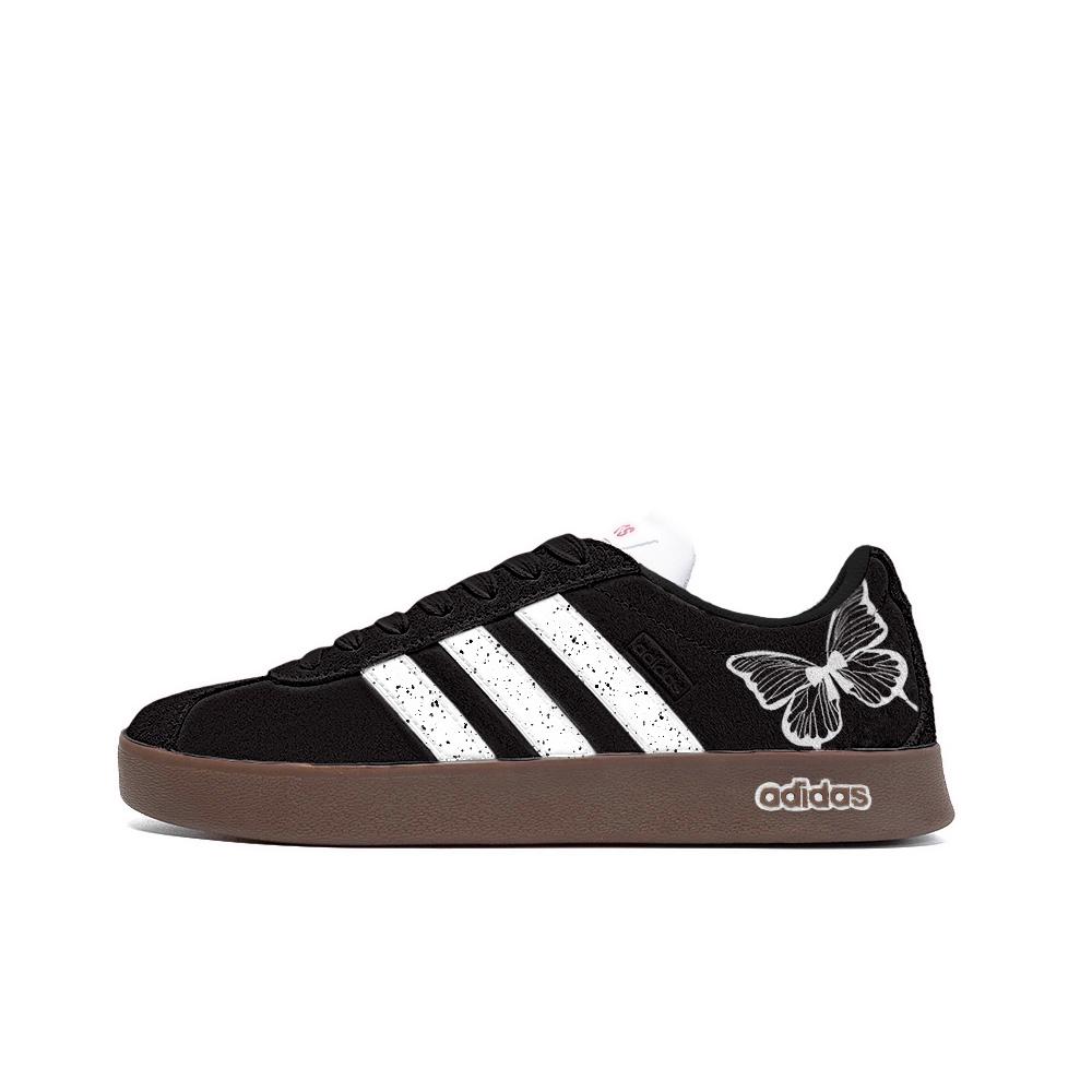 

Adidas Neo VL Court 2.0 Autumn s Small Flower Synthetic Leather, Leather Abrasion Resistant Low top Skateboard Shoes HQ1801(Team676-) 44⅔