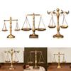 Scale Jewelry Display Tray Jewelry Storage Cosmetic Organizer Centerpiece Stand for Office Graduation Judges Law Students