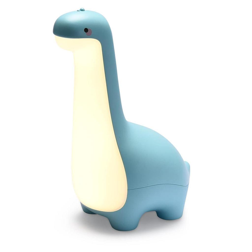 Dinosaur LED Night Lamp for Kids | Rechargeable Bedside Light with Touch Control & Adjustable Brightness | Cute Kawaii Desk Lamp for Bedroom