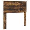 Bed Frame Smoked Oak 75 x 190 cm Particleboard