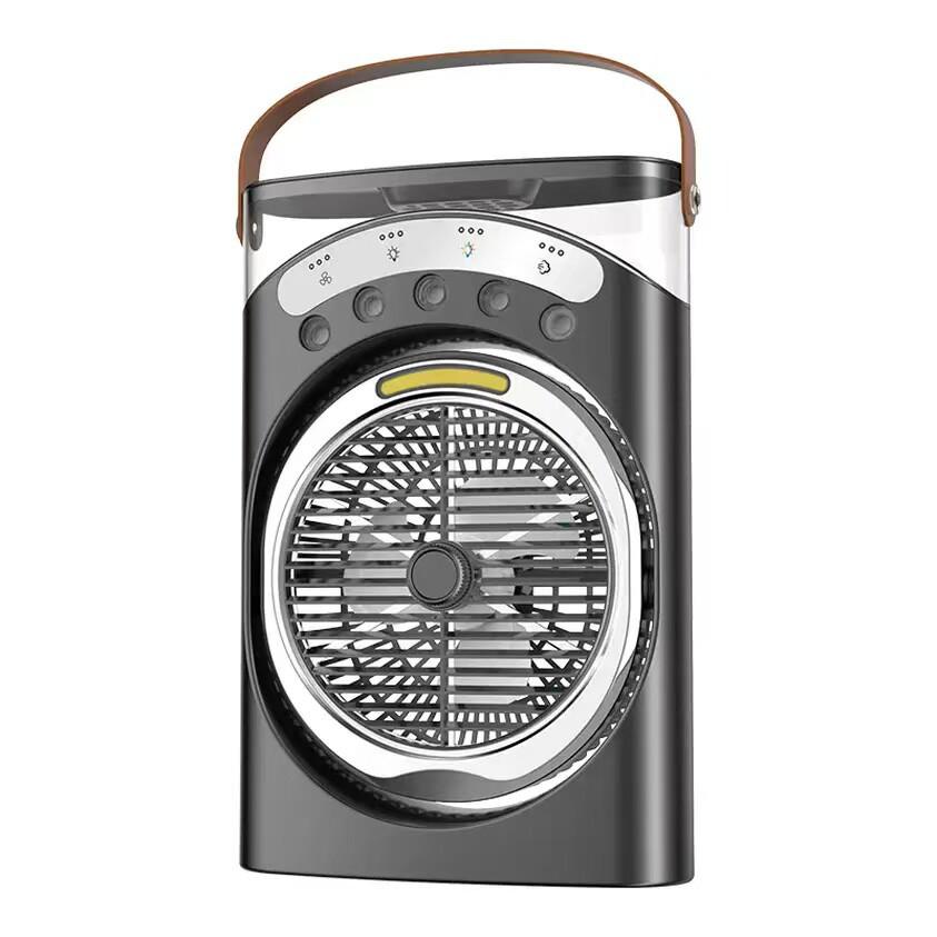 Compact USB Air Conditioner & Humidifier: Desktop Fan for Dorm/Outdoor with Water Cooling Feature