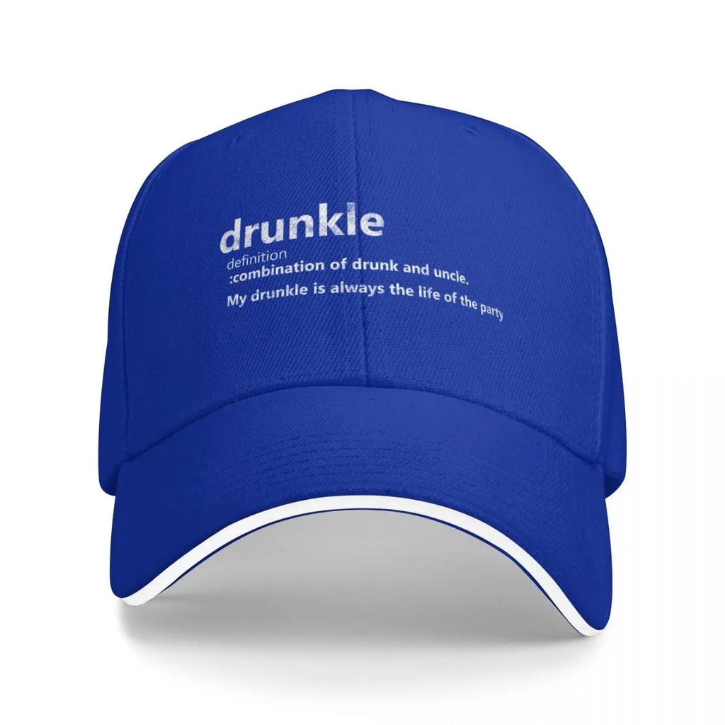 Drunkle Drunk Uncle Definition Drinking Dysfunctional Family Fun Baseball Cap Unique Hats Snapback Cap Men Luxury Brand Women's